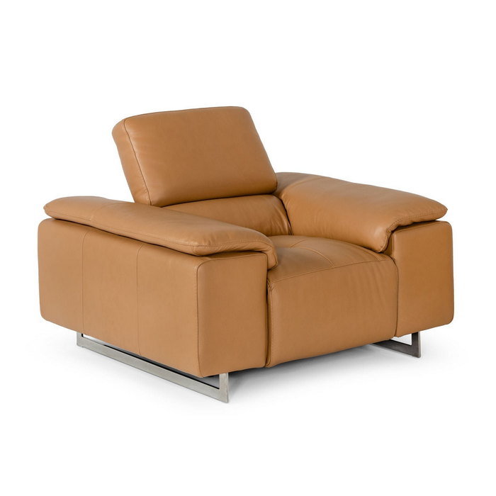 Blossom Italian Leather Power Recliner Armchair - Various Options - The Furniture Mega Store