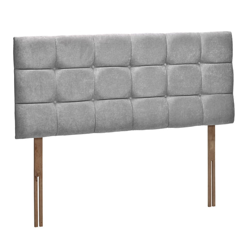 Surrey Buttoned Strutted Half Headboard - Choice Of Fabrics & Sizes - The Furniture Mega Store