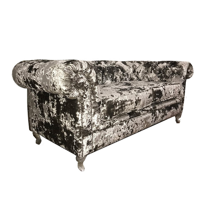 Victoria Lustro Velvet Deep Buttoned Chesterfield -  Various Options - The Furniture Mega Store