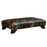 Sabor Jungle-Luxe Fabric Banquette Footstool - Choice Of Feet - The Furniture Mega Store 