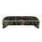 Sabor Jungle-Luxe Fabric Banquette Footstool - Choice Of Feet - The Furniture Mega Store 