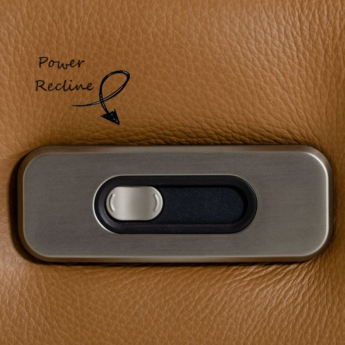 Blossom Italian Leather Power Recliner Armchair - Various Options - The Furniture Mega Store