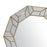 Celeste Decagon Wall Mirror - Gold - 105 cm Diameter - The Furniture Mega Store 