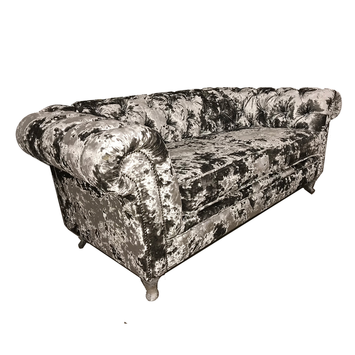 Victoria Lustro Velvet Deep Buttoned Chesterfield -  Various Options - The Furniture Mega Store