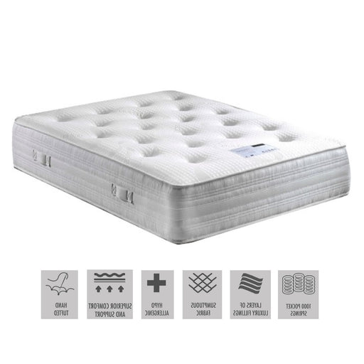 Grosvenor 1000 Pocket Sprung Mattress - The Furniture Mega Store