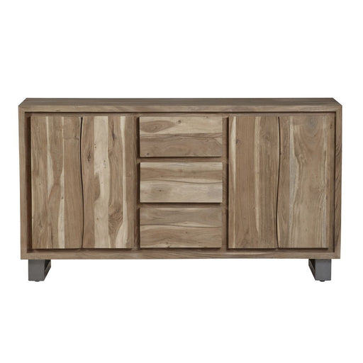 Prague Live Edge Extra Large 2 Door 3 Drawer Sideboard - The Furniture Mega Store