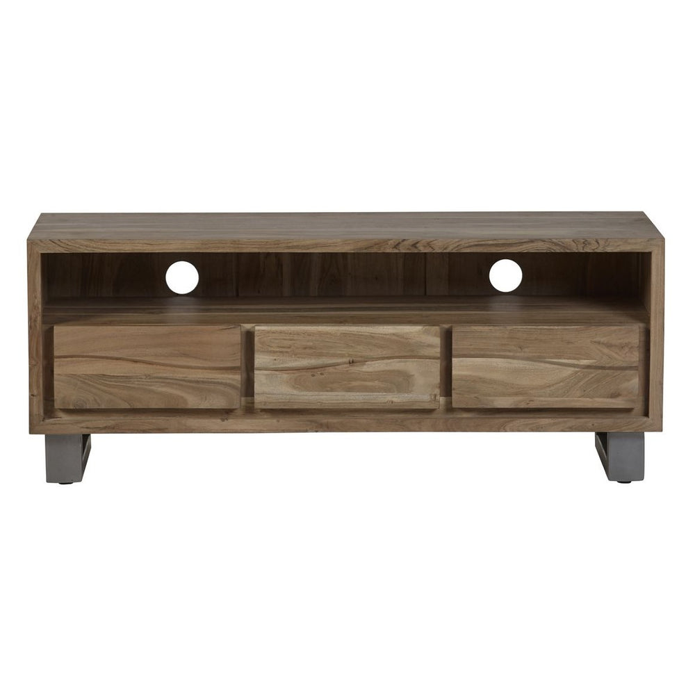 Prague Live Edge Wide Media  - 140cm - The Furniture Mega Store