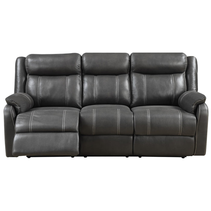 Leeds Recliner Sofa & Armchair Collection - Gun Metal Grey - The Furniture Mega Store