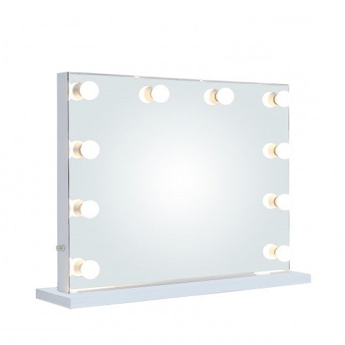 Large Broadway 10 Light Dimmable Vanity Mirror - The Furniture Mega Store