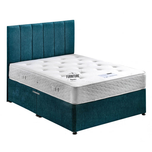 Regal Orthopedic Divan Bed Set - Base + Mattress + Headboard - The Furniture Mega Store