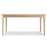 Berkley Nordic Oak Dining Table - 160cm - The Furniture Mega Store 