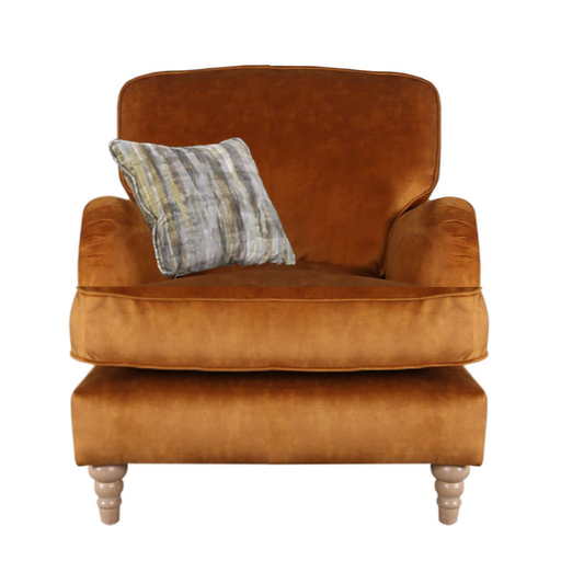 Beatrix Collection Armchair - Choice Of Fabric & Feet - The Furniture Mega Store 
