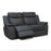 Clayton Leather Modular Recliner Sofa Collection - Choice Of Colours - The Furniture Mega Store 