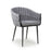 Pandora Braided Grey Dining Chairs - Sold In Pairs - The Furniture Mega Store 