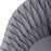 Pandora Braided Grey Dining Chairs - Sold In Pairs - The Furniture Mega Store 