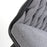 Pandora Braided Grey Dining Chairs - Sold In Pairs - The Furniture Mega Store 