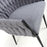 Pandora Braided Grey Dining Chairs - Sold In Pairs - The Furniture Mega Store 