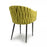 Pandora Braided Yellow Dining Chairs - Sold In Pairs - The Furniture Mega Store 