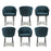 Pandora Braided Blue Dining Chairs - Sold In Pairs - The Furniture Mega Store 