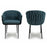 Pandora Braided Blue Dining Chairs - Sold In Pairs - The Furniture Mega Store 