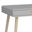 Softline 2 Drawer Desk / Dressing Table - Grey - The Furniture Mega Store 