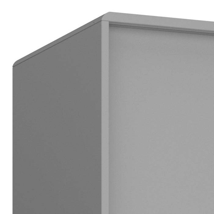 Softline Sliding 2 Door Wardrobe - Grey - The Furniture Mega Store 