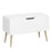 Gaia Toy Storage / Blanket Box - Pure White - The Furniture Mega Store 