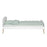 Gaia Single Bed - Pure White - The Furniture Mega Store 