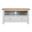 St.Ives French Grey & Oak 1 Drawer Corner TV Cabinet - The Furniture Mega Store 