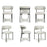 Muse Natural Linen Effect Dining Chairs - Sold In Pairs - The Furniture Mega Store 