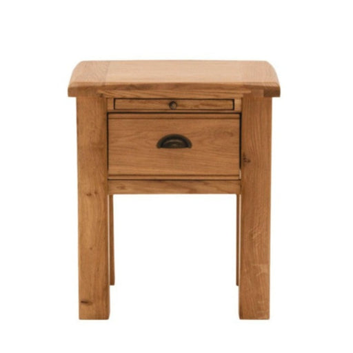 Breeze Oak Lamp Table - The Furniture Mega Store 