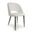 Atlantic White Boucle Dining Chairs - Sold In Pairs - The Furniture Mega Store 