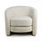 Vanilla White Boucle Accent Tub Chair - The Furniture Mega Store 