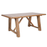 Bombay Mango Wood Dining Set with 2 Wooden & 2 Fabric Chairs & Bench - The Furniture Mega Store 