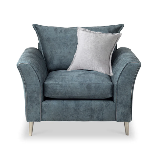 Gabrielle Fabric Armchair & Love Chair Collection - The Furniture Mega Store 