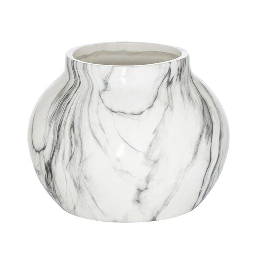 Marble Planter - 26cm x 20cm - The Furniture Mega Store 