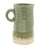 Seville Ceramic Olive Green Jug - The Furniture Mega Store 