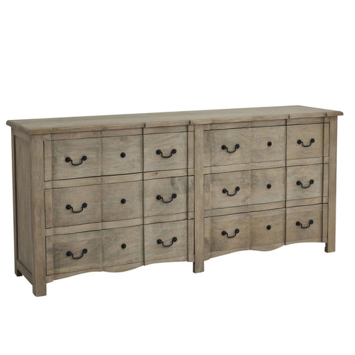 Grove Collection 6 Drawer Wide Chest - The Furniture Mega Store 