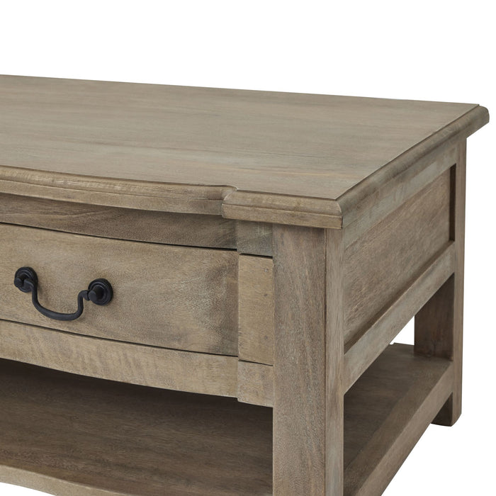 Grove Collection 2 Drawer Coffee Table - The Furniture Mega Store 