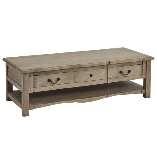 Grove Collection 2 Drawer Coffee Table - The Furniture Mega Store 