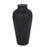 Matt Black Hammered Vase With Lid - 41cm Tall - The Furniture Mega Store 