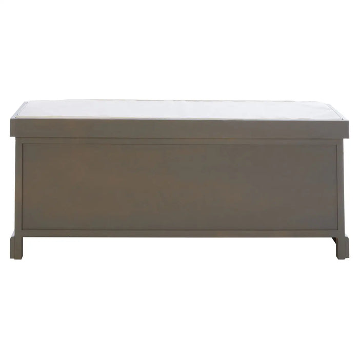 Heritage Grey Storage Hall Bench Seat - The Furniture Mega Store 