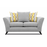 Keswick Fabric Sofa Collection - Choice Of Pillow Or Standard Back - The Furniture Mega Store 