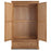 Cannes Natural Oak 2 Door Full Hanging Wardrobe - The Furniture Mega Store 
