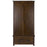 Boston Dark Wood 90cm Combi Wardrobe - The Furniture Mega Store 