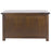 Boston Dark Wood Bedroom Ottoman Storage Box - The Furniture Mega Store 