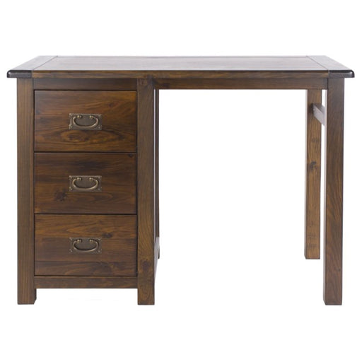 Boston Dark Wood Dressing Table - The Furniture Mega Store 