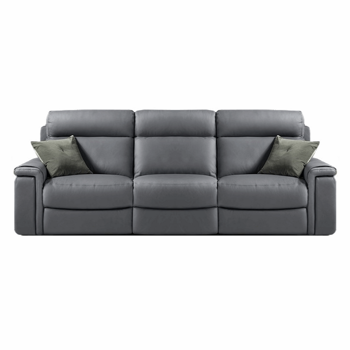 Refrain Italian Leather Dual Comfort Power Recliner Sofa Collection - The Furniture Mega Store 