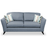 Keswick Fabric Sofa Collection - Choice Of Pillow Or Standard Back - The Furniture Mega Store 