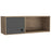 Vegas Grey Melamine Wall Storage Unit - The Furniture Mega Store 